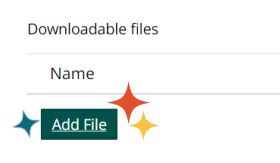 part of a screenshot showing the Add File button on the vendor dashboard