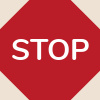 a stop sign